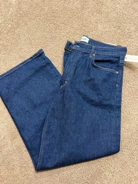 Agolde Women's Straight Indigo Denim Jeans - REN cut - size 30, NWT